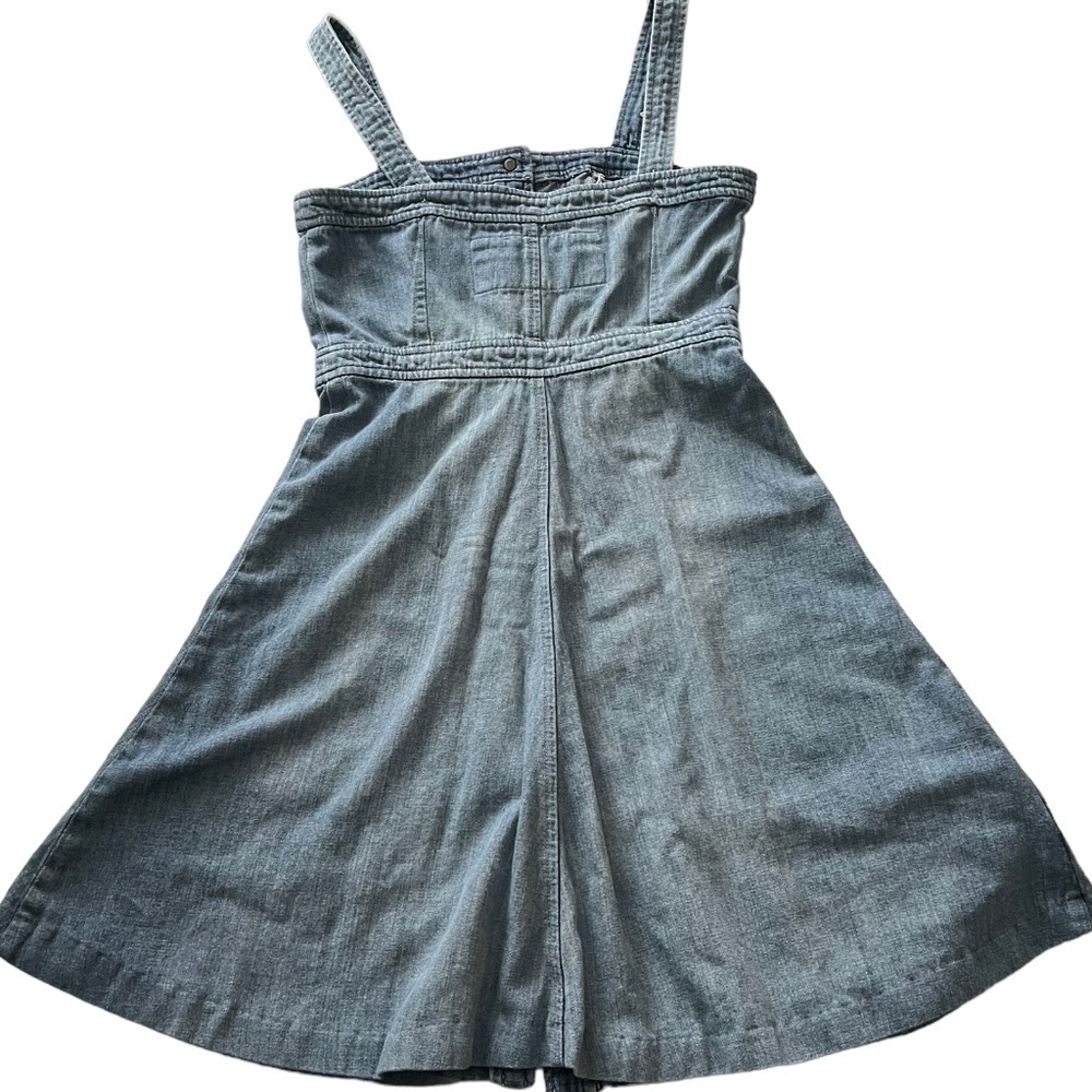Gap Women's Denim A-Line Mini Dress Size 0 - Picture 9 of 9